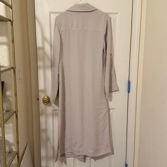 Aritzia Babaton Light Beige Open Front Coat - Picture 2 of 5